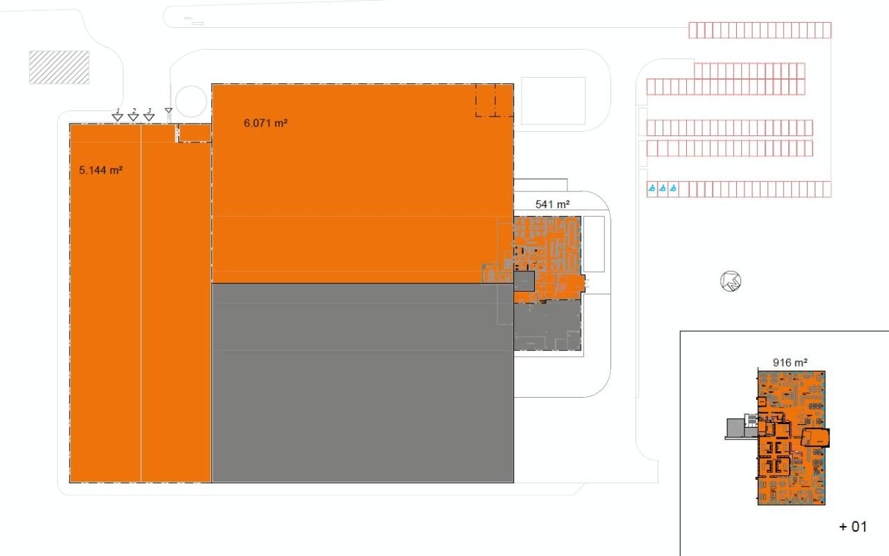 Entrepôt classe b Templemars 7528m² Location entrepôt classe b Templemars Nord OLLOG2422023 1